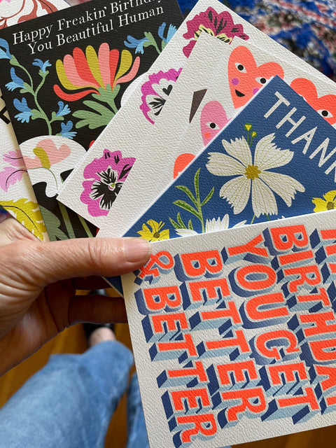 Beautiful Poppy Freakin' Birthday Card