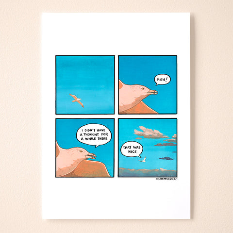 Clear Skies Comic Print
