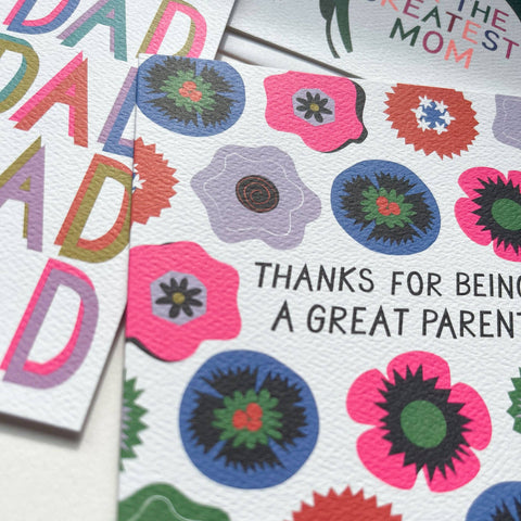 Thanks for Being a Great Parent Card