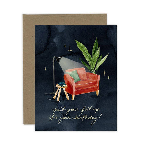 Put Your Feet Up Card