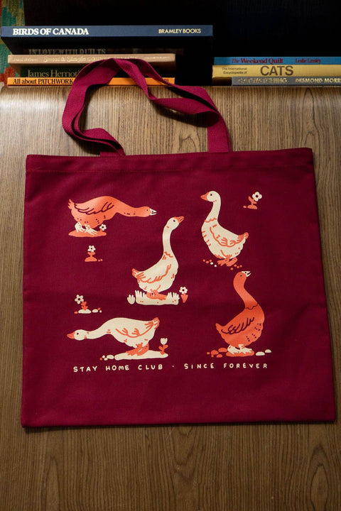 Goose Morning Flat Tote