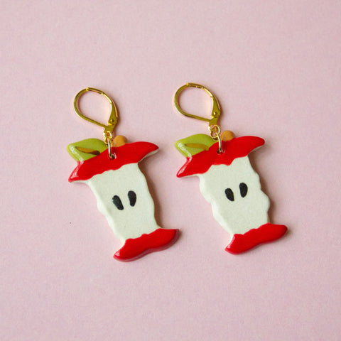 Apple Core Earrings