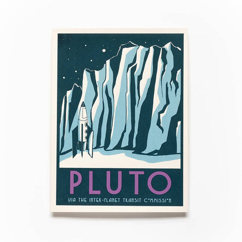 Pluto Screen Print