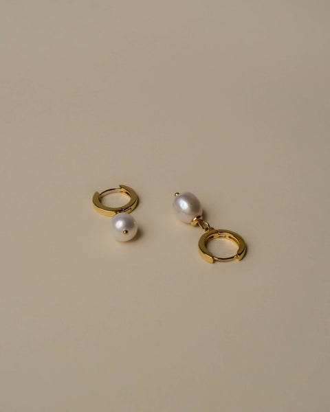Laurel Fresh Water Pearl Huggies
