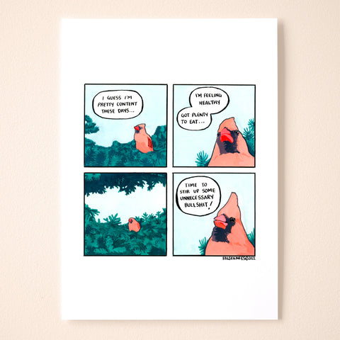 Content Comic Print