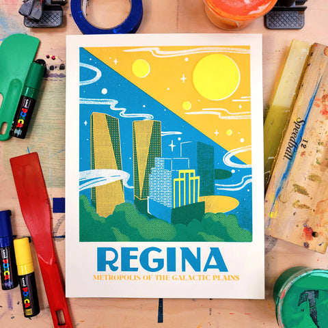 Regina Screen Print