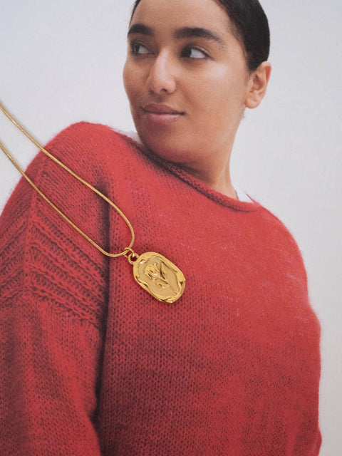 Chloe Tulip Pendant Necklace