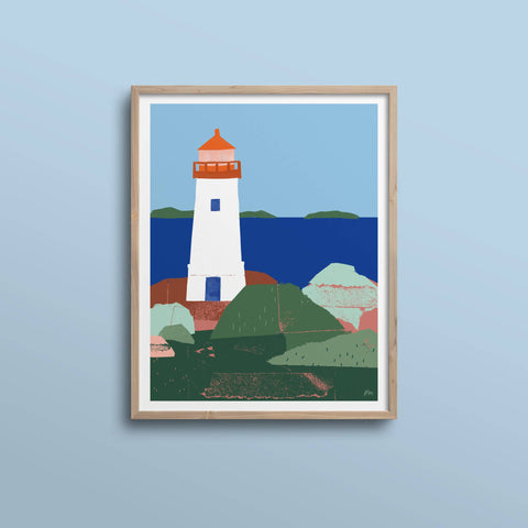 Louisbourg Lighthouse Print