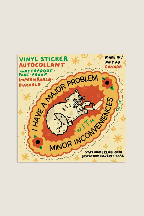 Major Problem Sticker