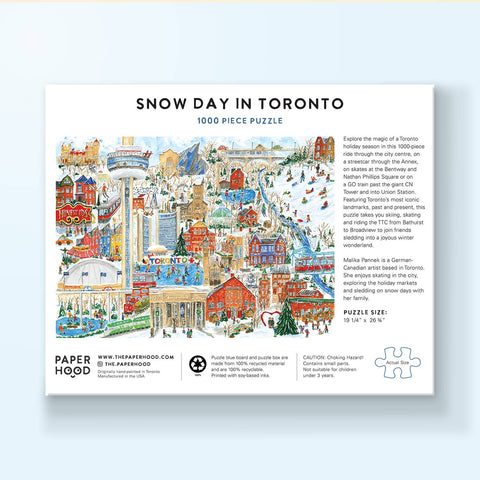 Snow Day in Toronto 1000-Piece Puzzle