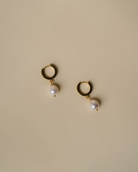 Laurel Fresh Water Pearl Huggies