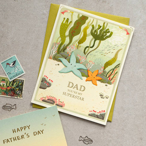 Father's Day Starfish Card