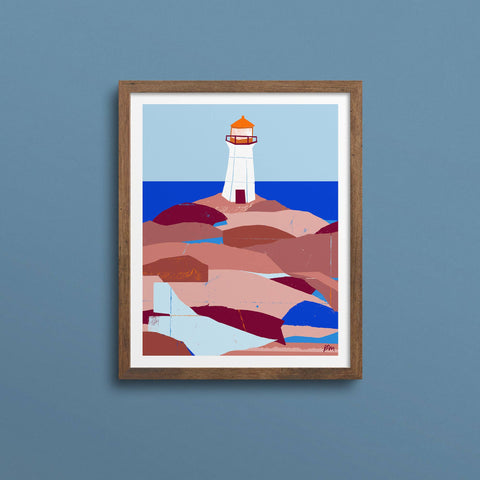 Peggy’s Cove Lighthouse Print