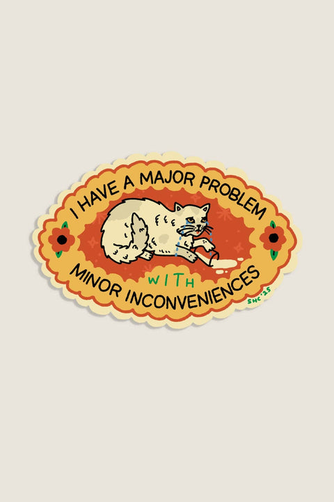 Major Problem Sticker