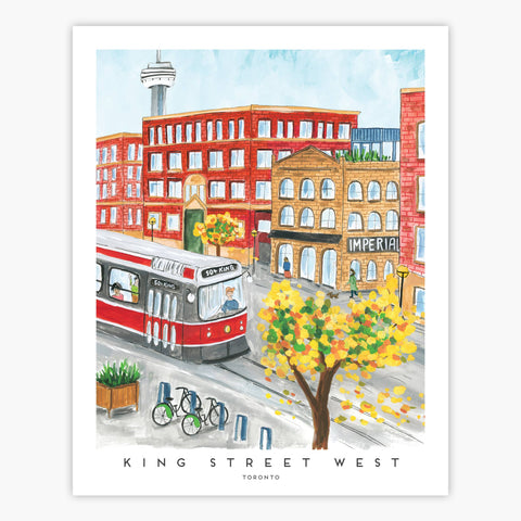 Toronto's King Street West Print