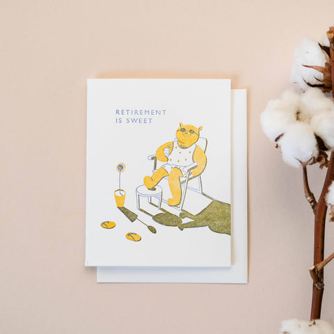 Retirement Bear Card