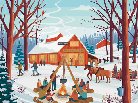 Cabane à Sucre 1000-Piece Puzzle