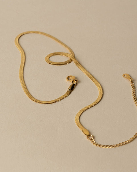 Andrea Golden Snake Chain Necklace