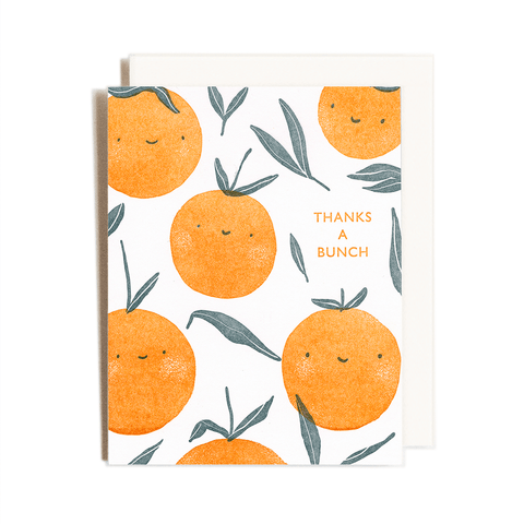 Thank You Oranges Card