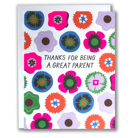Thanks for Being a Great Parent Card