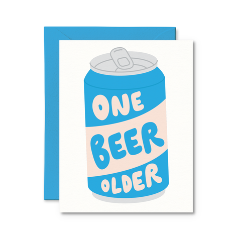 One Beer Older Card
