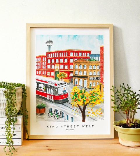 Toronto's King Street West Print