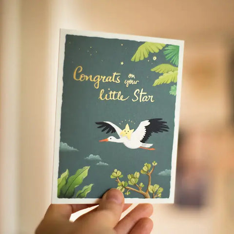 Baby Star Card