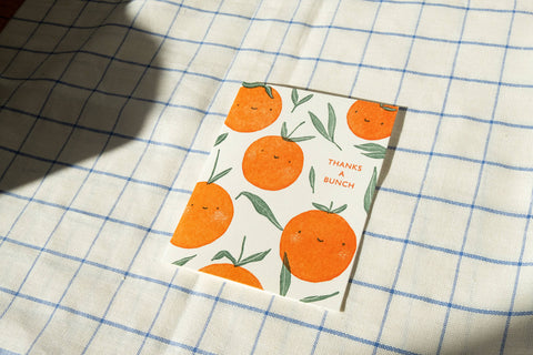 Thank You Oranges Card