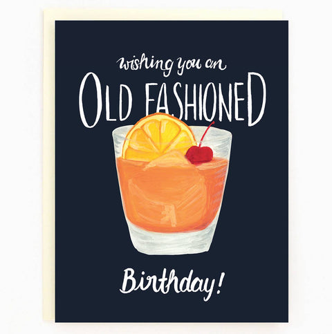 Old Fashioned Birthday Card