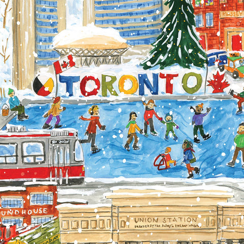 Snow Day in Toronto 1000-Piece Puzzle