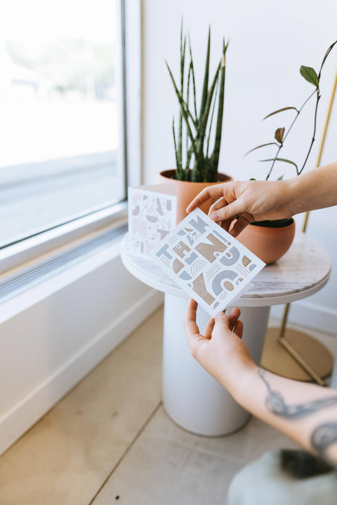 Thank You Letterpress Card