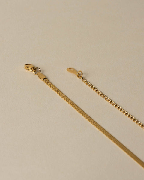 Andrea Golden Snake Chain Necklace