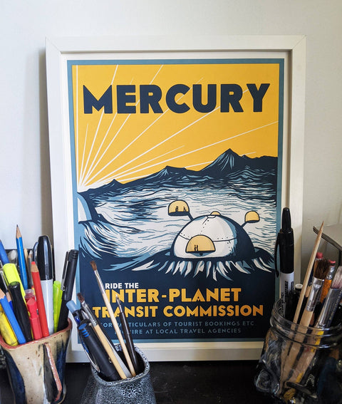Mercury Screen Print