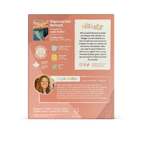 Vancouver Sunset 1000-Piece Puzzle