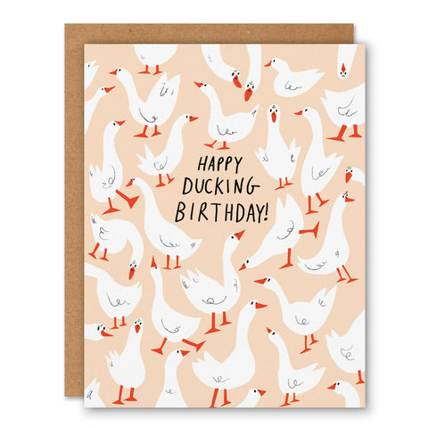 Ducking Birthday Card