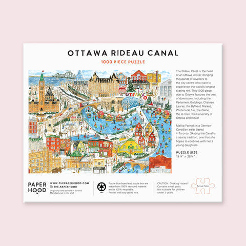 Ottawa Rideau Canal 1000-Piece Puzzle