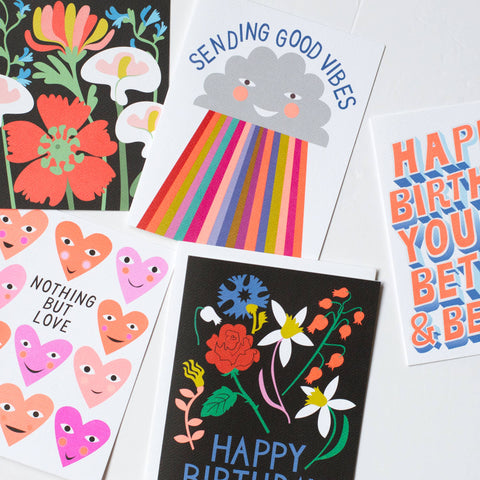 Sending Good Vibes Cloud Card