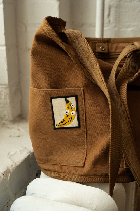 Googly Banana Felt Sticky Patch