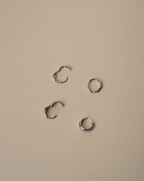 Rory Twist & Thick Silver Set