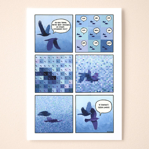 Improbable Compatibility Comic Print