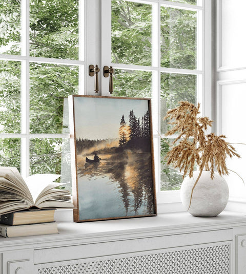 A Moment on the Lake Print