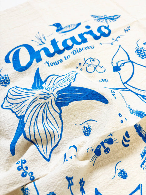 Ontario Organic Tea Towel