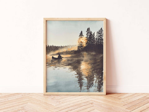 A Moment on the Lake Print