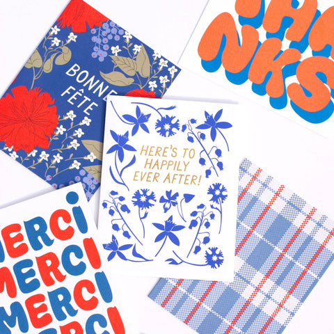 Happily Ever After Foil & Floral Card