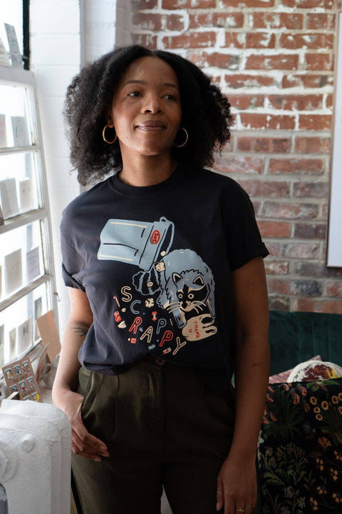 Scrappy Raccoon Boxy Tee