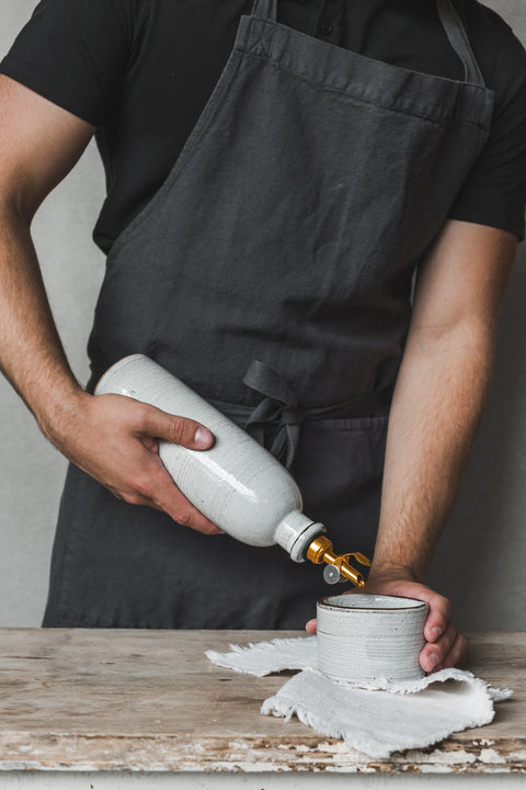 Glazed Ceramic Oil Dispenser