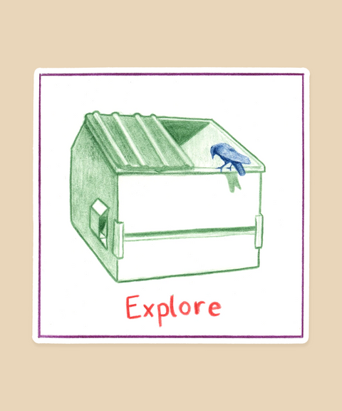 Explore Sticker