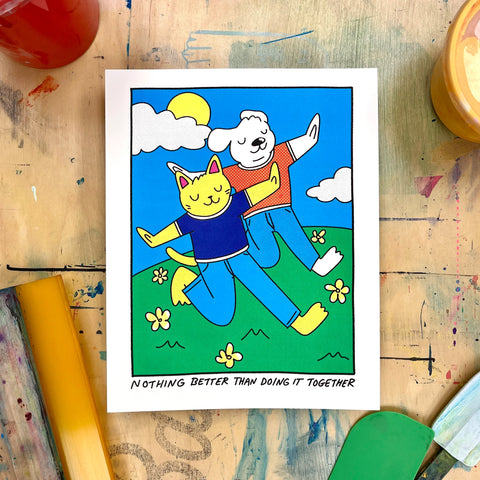 Better Together Screen Print