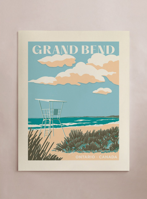 Travel Grand Bend Print