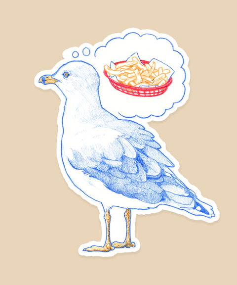 Gull Sticker